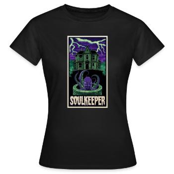 Soulkeeper - Frauen T-Shirt - Schwarz - Vorne - AI Model Female 172 dark (172cm)