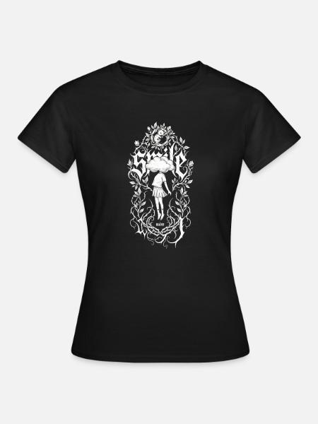 Cloud head in the foliage - Women's T-Shirt - black