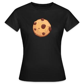 Chocolate Cookie - T-shirt Femme - noir - Devant - AI Model Female 172 dark (172cm)