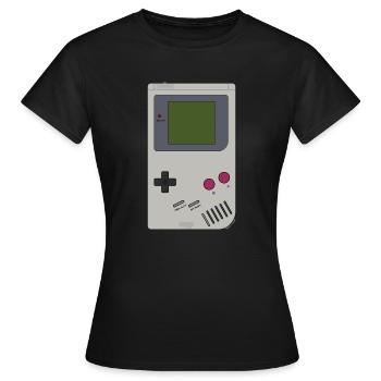 Game Boy Batteries not included! - Frauen T-Shirt - Schwarz - Vorne - AI Model Female 172 dark (172cm)