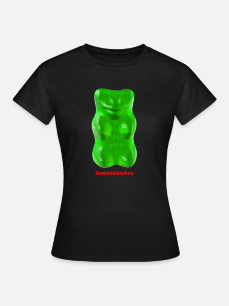 Gummibärchen - Frauen T-Shirt - Schwarz