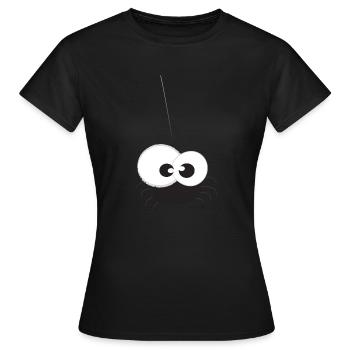 Wietse de spin - Women's T-Shirt - black - Front - AI Model Female 172 dark (172cm)
