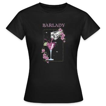 Barkeeper - Frauen T-Shirt - Schwarz - Vorne - AI Model Female 172 dark (172cm)