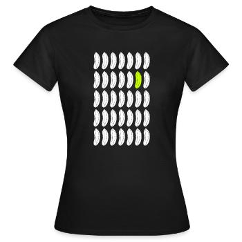 Gugummera leiter - Frauen T-Shirt - Schwarz - Vorne - AI Model Female 172 dark (172cm)