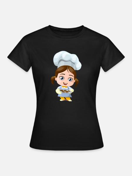 Bäckerin - Frauen T-Shirt - Schwarz