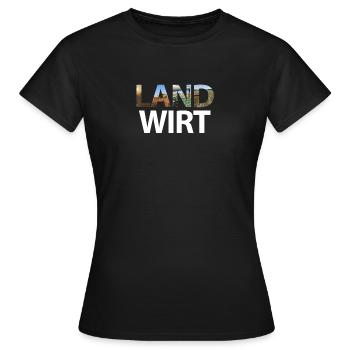 Landwirt 1 - Frauen T-Shirt - Schwarz - Vorne - AI Model Female 172 dark (172cm)
