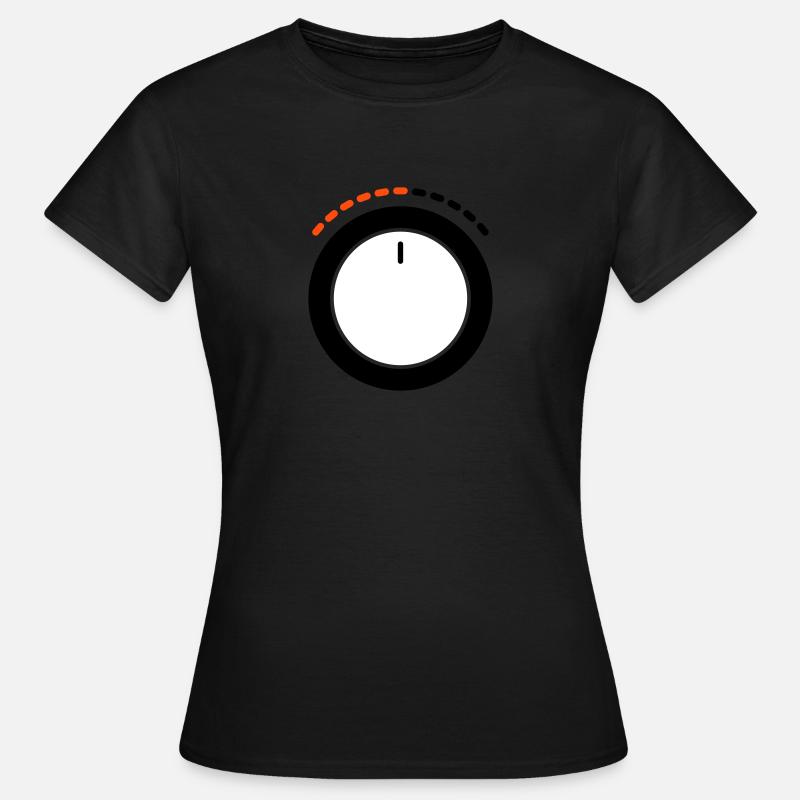 Regulators Power Tuner listening level Volume Control - Women's T-Shirt - black