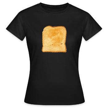 toast - Women's T-Shirt - black - Front - AI Model Female 172 dark (172cm)