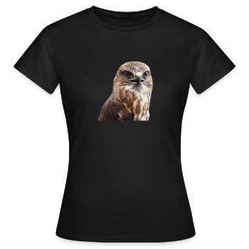 aigle aigle Buzzard - T-shirt Femme - noir - Devant - AI Model Female 172 dark (172cm)