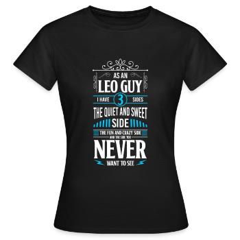 Signe du zodiaque étoiles superstition - T-shirt Femme - noir - Devant - AI Model Female 172 dark (172cm)