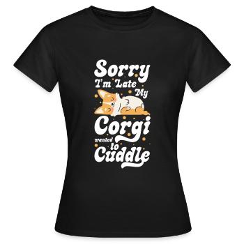 Relation de câlin Petite amie - T-shirt Femme - noir - Devant - AI Model Female 172 dark (172cm)