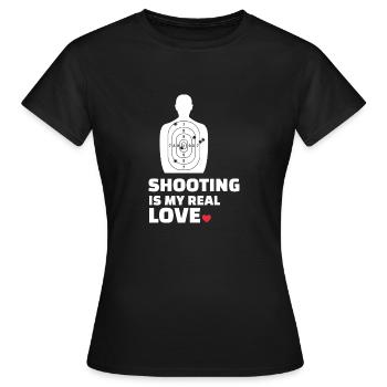 J’adore photographier - T-shirt Femme - noir - Devant - AI Model Female 172 dark (172cm)