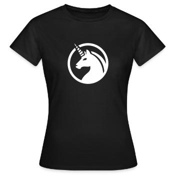 Unicorn / Unicorn - Women's T-Shirt - black - Front - AI Model Female 172 dark (172cm)