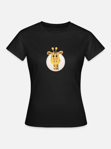 giraffa - Maglietta da donna - nero