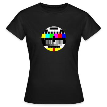 Test Image - T-shirt Femme - noir - Devant - AI Model Female 172 dark (172cm)
