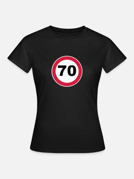 70th Birthday - Women's T-Shirt - black