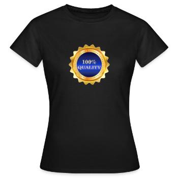 100% Qualité - T-shirt Femme - noir - Devant - AI Model Female 172 dark (172cm)