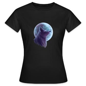 Silver Wolf - Women's T-Shirt - black - Front - AI Model Female 172 dark (172cm)