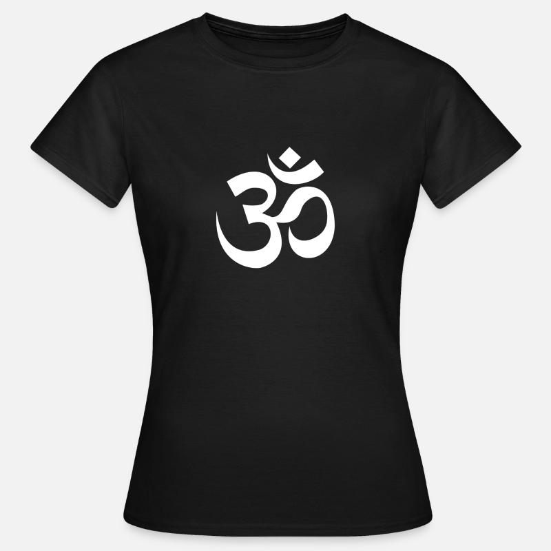 Om Buddhism - Women's T-Shirt - black