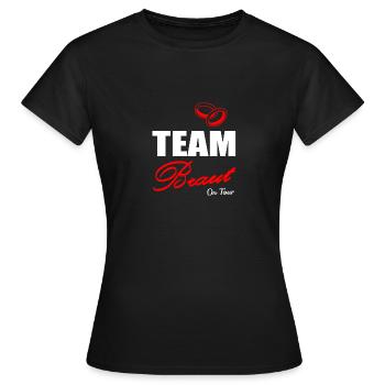 JGA - Frauen T-Shirt - Schwarz - Vorne - AI Model Female 172 dark (172cm)