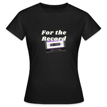 Ace for the record - Women's T-Shirt - black - Front - AI Model Female 172 dark (172cm)