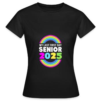 Classe de 2025 - T-shirt Femme - noir - Devant - AI Model Female 172 dark (172cm)