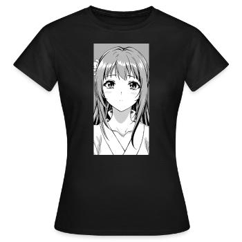 Anime and Manga Lovers Black and White Art - Women's T-Shirt - black - Front - AI Model Female 172 dark (172cm)