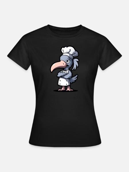 Schuhschnabel Koch - Frauen T-Shirt - Schwarz