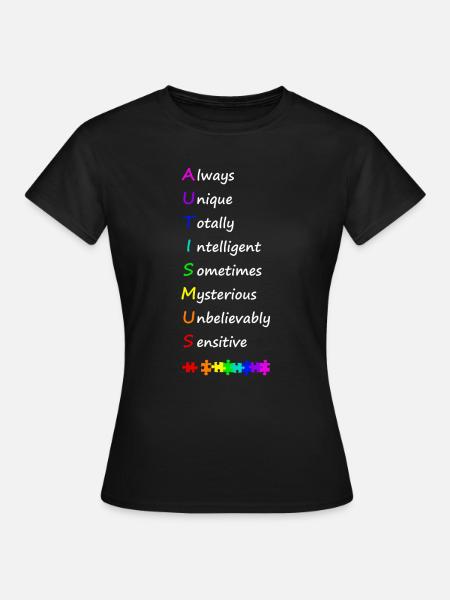 Autismus - Frauen T-Shirt - Schwarz