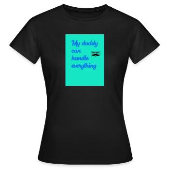 Daddy - Women's T-Shirt - black - Front - AI Model Female 172 dark (172cm)