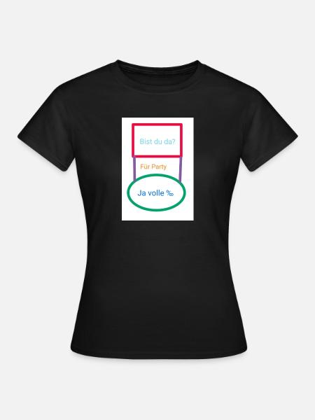 Antwort - Frauen T-Shirt - Schwarz