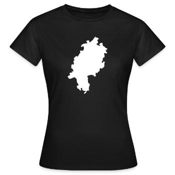 Hesse - T-shirt Femme - noir - Devant - AI Model Female 172 dark (172cm)