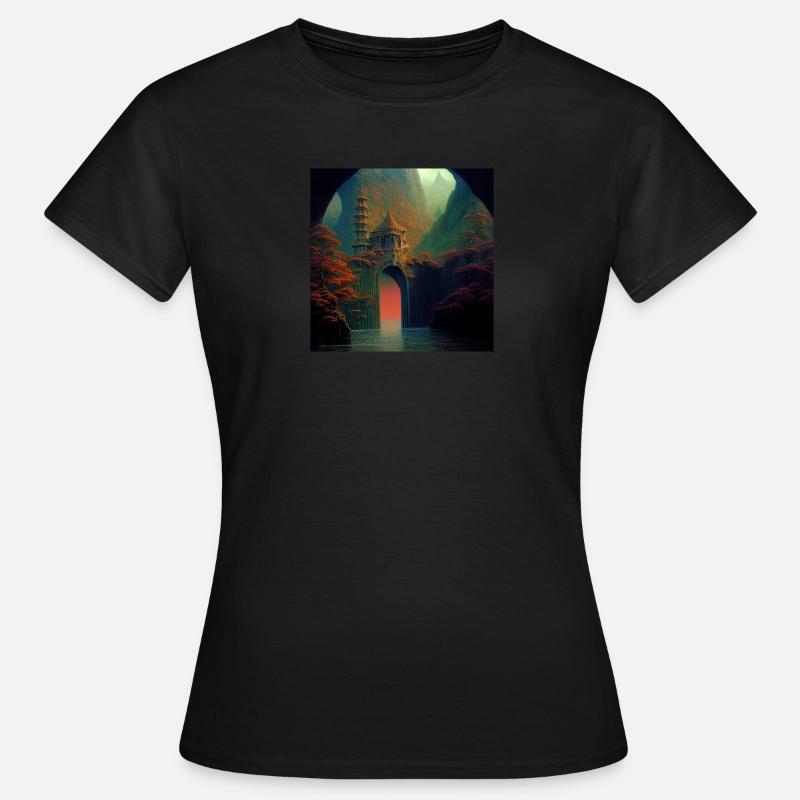 Surreal Rivendell - Women's T-Shirt - black