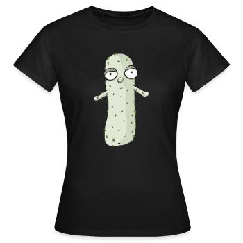 Die gemeine Seegurke - Frauen T-Shirt - Schwarz - Vorne - AI Model Female 172 dark (172cm)