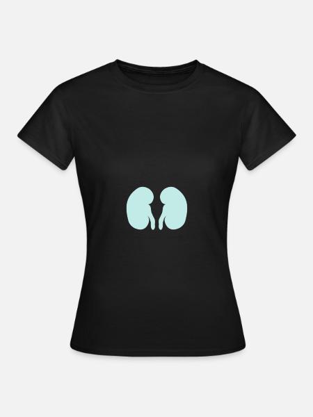 Niere - Frauen T-Shirt - Schwarz