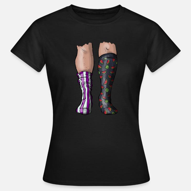 Socks - Women's T-Shirt - black