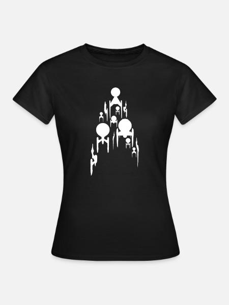 Star Trek Discovery Raumschiff - Frauen T-Shirt - Schwarz