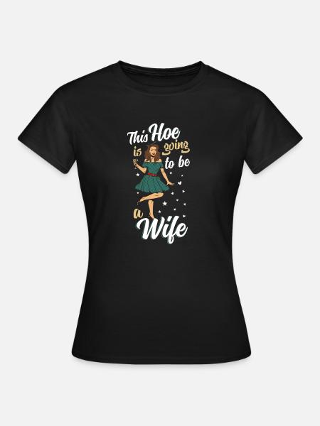 Hochzeit Braut - Frauen T-Shirt - Schwarz