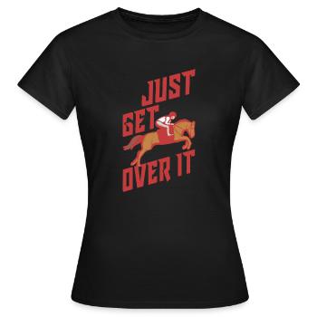 Il suffit de le surmonter 1 - - T-shirt Femme - noir - Devant - AI Model Female 172 dark (172cm)