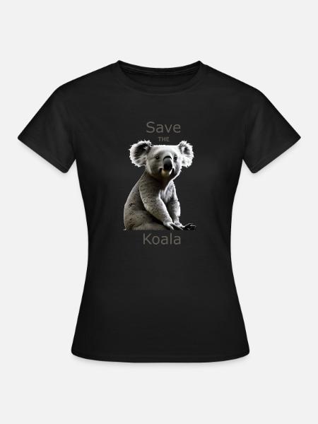 koala SAVE - Women's T-Shirt - black