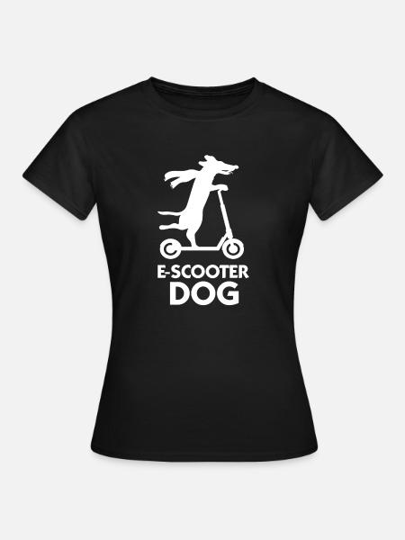 E-Scooter Roller Scooter - Frauen T-Shirt - Schwarz