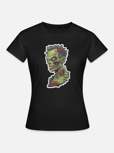 Helloween Zombi - Frauen T-Shirt - Schwarz