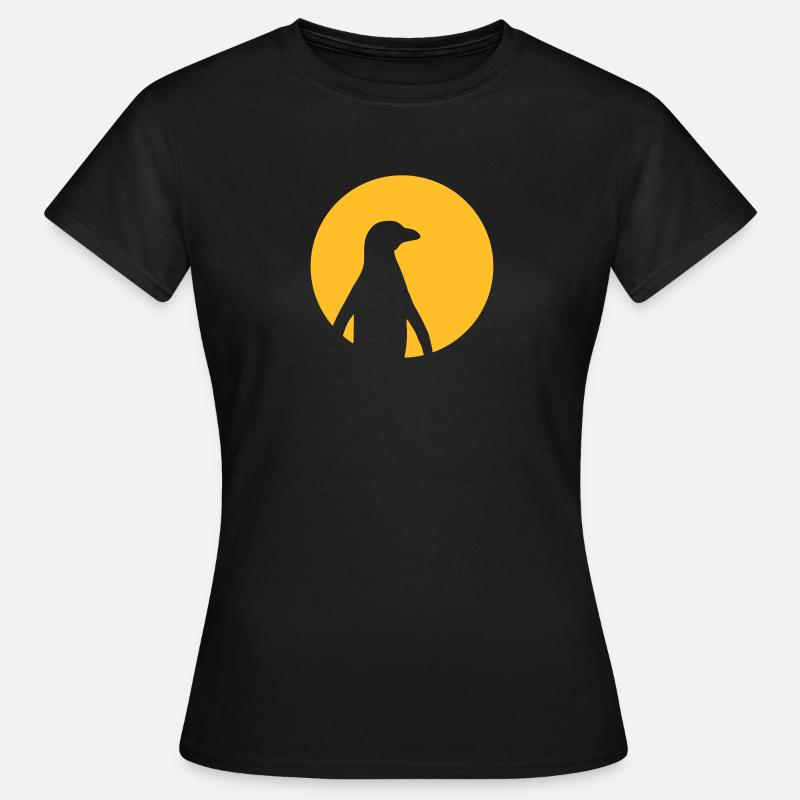 Pinguin - Frauen T-Shirt - Schwarz