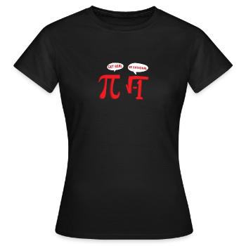 cadeau Math école rationnelle Pi nombre des enseignants plus - T-shirt Femme - noir - Devant - AI Model Female 172 dark (172cm)