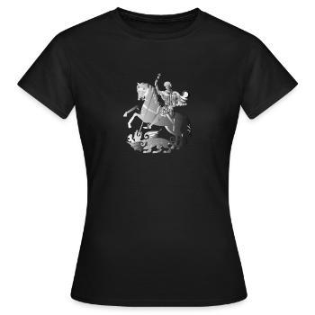 glisser 177 - T-shirt Femme - noir - Devant - AI Model Female 172 dark (172cm)