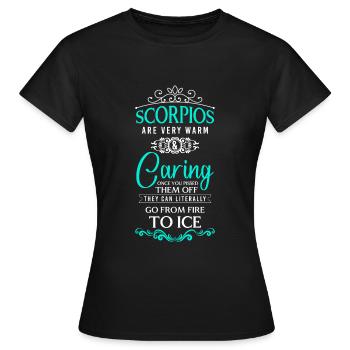 Horoscope Étoile - T-shirt Femme - noir - Devant - AI Model Female 172 dark (172cm)