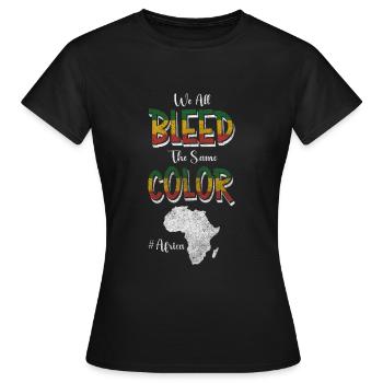 Culture Continent Adventure Trip - Women's T-Shirt - black - Front - AI Model Female 172 dark (172cm)