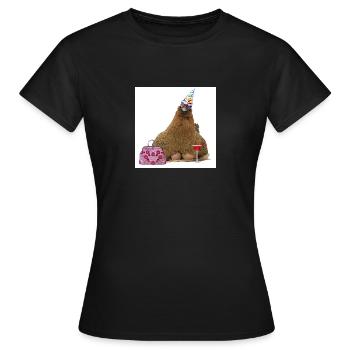 Hen night hen - Women's T-Shirt - black - Front - AI Model Female 172 dark (172cm)