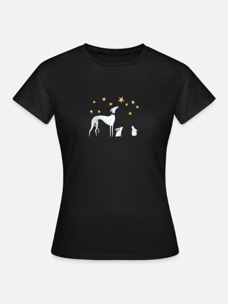 Sternengucker - Frauen T-Shirt - Schwarz
