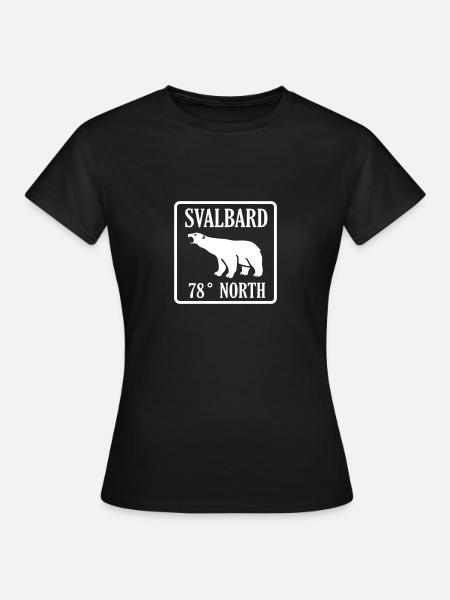 Spitsbergen - Vrouwen T-shirt - zwart